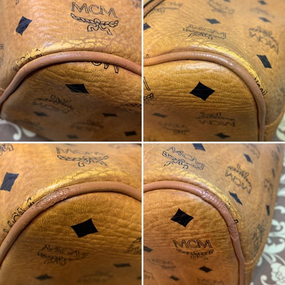 MCM Authentic Medium Shopper Tote Bag - Picture 7 of 8